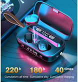 Stuff Certified® Écouteurs sans fil K01 avec étui de chargement Powerbank 2000mAh - True Touch Control TWS Bluetooth 5.0 Écouteurs Écouteurs Écouteurs Écouteurs