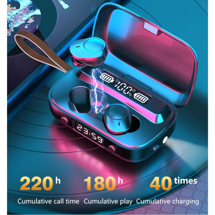 Stuff Certified® K01 Draadloze Oortjes met Powerbank Oplaaddoosje 2000mAh - True Touch Control TWS Bluetooth 5.0 Oordopjes Earphones Earbuds Oortelefoon