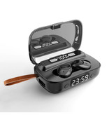 Stuff Certified® K02 Drahtlose Ohrhörer mit Powerbank-Ladekoffer 2000mAh - True Touch Control TWS Bluetooth 5.0 Ohrhörer Ohrhörer Ohrhörer Ohrhörer