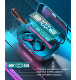 Stuff Certified® K02 Drahtlose Ohrhörer mit Powerbank-Ladekoffer 2000mAh - True Touch Control TWS Bluetooth 5.0 Ohrhörer Ohrhörer Ohrhörer Ohrhörer