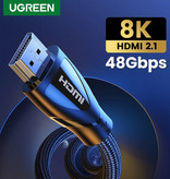 UGREEN Câble HDMI 2.1V haute vitesse 1 mètre - 8K @ 60Hz - HD Dolby 7.1