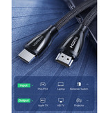 UGREEN HDMI-Kabel 2,1 V Hochgeschwindigkeit 1 Meter - 8 K bei 60 Hz - HD Dolby 7.1