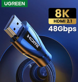 UGREEN HDMI-Kabel 2,1 V Hochgeschwindigkeit 3 Meter - 8 K bei 60 Hz - HD Dolby 7.1