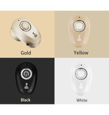 TedGem Auricolare Bluetooth senza fili S650 con pulsante multifunzione - TWS Ear Wireless Bud Earphone Earbud Earphone Gold