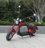 Stuff Certified® City Coco Chopper - Smart Elektro E Roller Harley - 21 "- 2000W - 20Ah - Rot