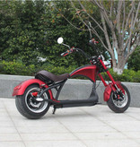 Stuff Certified® Citycoco Chopper - Elektrische Smart E Scooter Harley - 21" - 2000W - 20Ah - Rood