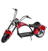 Stuff Certified® City Coco Chopper - Scooter elettrico elettrico intelligente Harley - 21 "- 2000 W - 20 Ah - Rosso