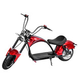 Stuff Certified® City Coco Chopper - Smart Electric E Scooter Harley - 21 "- 2000W - 20Ah - Czerwony