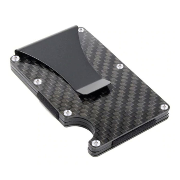 Carbon Fiber Wallet - Portemonnee Portefeuille Pasjeshouder Geld Clip ...