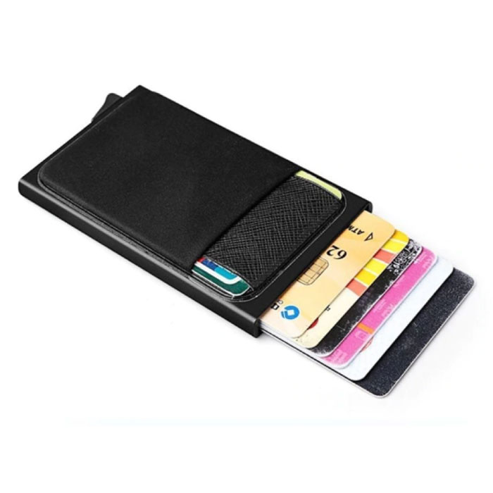 Sodsay Portafoglio Sottile Da Donna Con Portachiavi – Custodia Per Carte Di Credito, 6 Slot, Tasca Con Cerniera, Blu Oro