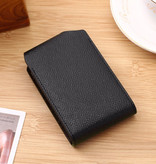 Tangyue Card holder PU Leather - Wallet Wallet Wallet Credit Card - Black
