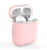 SIFREE Flexible Case for AirPods 1/2 - Silicone Skin AirPod Case Cover Supple - Pink