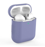 SIFREE Custodia flessibile per AirPods 1/2 - Custodia morbida in silicone per AirPod - Indaco