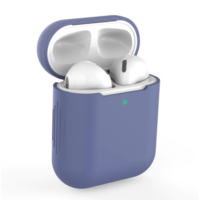 Funda flexible para AirPods 1/2 - Funda de silicona para AirPod Funda flexible - Azul