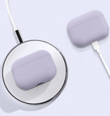 SIFREE Elastyczne etui na AirPods Pro - silikonowe etui na AirPod Gładkie etui - białe