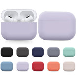 SIFREE Flexible Case for AirPods Pro - Silicone Skin AirPod Case Cover Smooth - Dark Gray