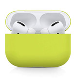 SIFREE Flexible Case for AirPods Pro - Silicone Skin AirPod Case Cover Flexible - Yellow