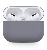 SIFREE Flexible Case for AirPods Pro - Silicone Skin AirPod Case Cover Flexible - Gray