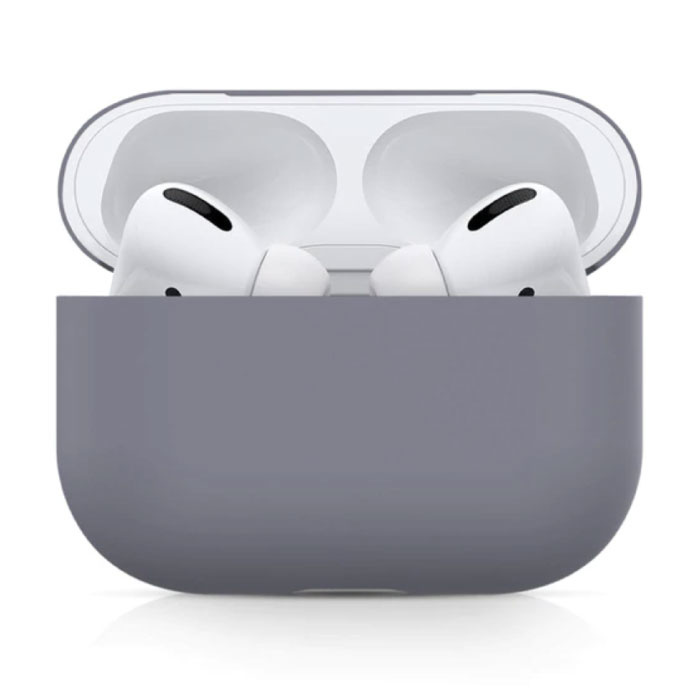 Custodia flessibile per AirPods Pro - Custodia in silicone per AirPod Cover flessibile - grigia