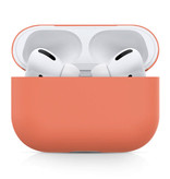 SIFREE Elastyczne etui na AirPods Pro - silikonowe etui na AirPod Gładkie etui - pomarańczowe