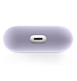 SIFREE Étui flexible pour AirPods Pro - Housse de protection pour AirPod en peau de silicone - Violet