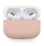 SIFREE Elastyczne etui na AirPods Pro - silikonowe etui na AirPod Gładkie etui - różowe