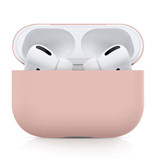 SIFREE Elastyczne etui na AirPods Pro - silikonowe etui na AirPod Gładkie etui - różowe