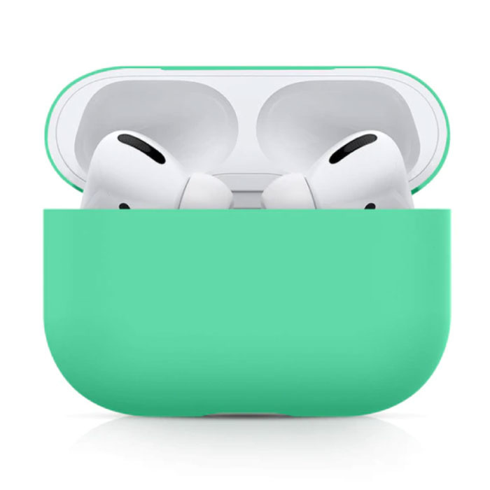 Flexible Case for AirPods Pro - Silicone Skin AirPod Case Cover Smooth - Turquoise