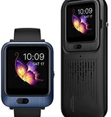 Lemfo Montre connectée LEM11 3-en-1 + haut-parleur sans fil / Powerbank iOS Android - 32 Go - Bleu