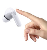 Fonge Écouteurs sans fil Y113 - True Touch Control TWS Bluetooth 5.0 Écouteurs sans fil Écouteurs sans fil Écouteurs Blanc