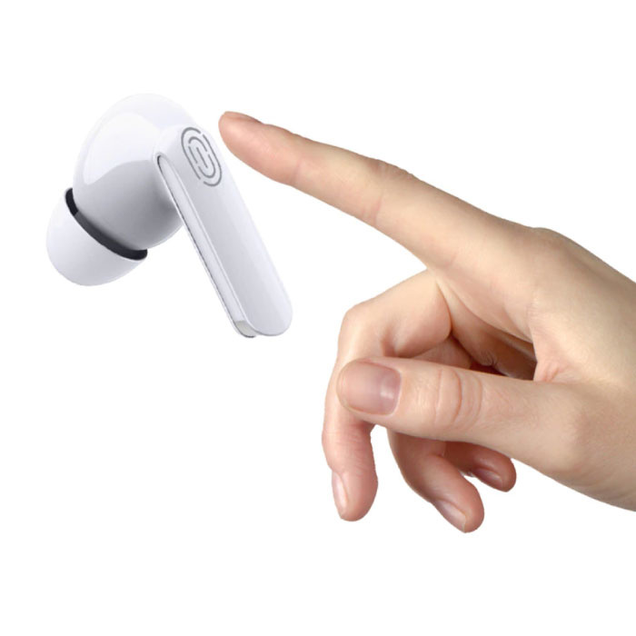 Fonge Y113 Draadloze Oortjes - True Touch Control TWS Bluetooth 5.0 Ear Buds Wireless Earphones Earbuds Oortelefoon Wit