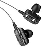 Bluelans Auricolari Dual Driver AUX 3.5mm - Auricolari Auricolari cablati Auricolare Nero