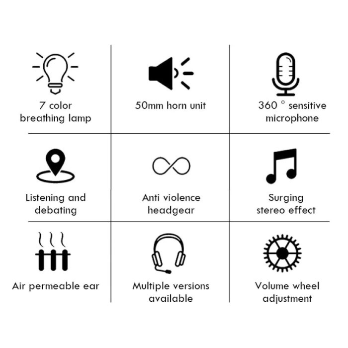 H & A Casque de jeu filaire pour PC / Xbox / PS4 / PS5 - Casque avec microphone rose