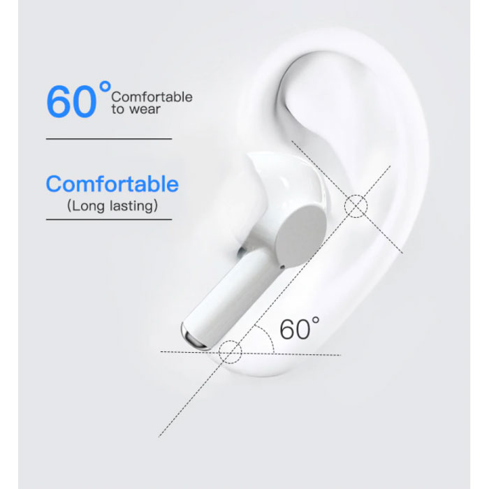 Ukkuer Écouteurs sans fil A1 - True Touch Control TWS Bluetooth 5.0 Écouteurs sans fil Écouteurs sans fil Écouteurs Noir