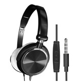 HEONYIRRY Słuchawki do gier HiFi na PC / Xbox / PS4 / PS5 - Słuchawki przewodowe w kolorze czarnym