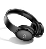QSTT Écouteurs H1 Pro Bluetooth 5.0 Casque sans fil HiFi Stéréo Noir