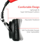 OneOdio Cuffie da gioco wireless con microfono boom - Per PC / Xbox / PS4 / PS5 - Cuffie con microfono nero