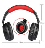 OneOdio Drahtlose Gaming-Kopfhörer mit Boom-Mikrofon - Für PC / Xbox / PS4 / PS5 - Headset-Kopfhörer mit Mikrofon Schwarz