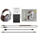 OneOdio Fusion A70 Studio Bluetooth Koptelefoon met 6.35mm en 3.5mm AUX Aansluiting - Headset met Microfoon DJ Headphones