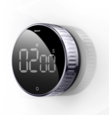Baseus Temporizador magnético - Reloj despertador de cuenta regresiva Reloj temporizador de cocina digital con alarma