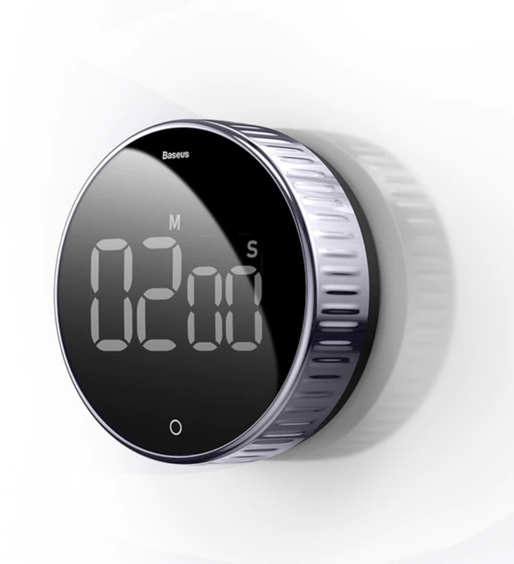 Temporizador magnético - Reloj despertador de cuenta regresiva Reloj temporizador de cocina digital con alarma