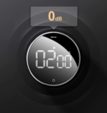 Baseus Temporizador magnético - Reloj despertador de cuenta regresiva Reloj temporizador de cocina digital con alarma