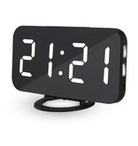 July's Song Multifunctional Digital LED Clock - Alarm Clock Mirror Alarm Snooze Brightness Adjustment