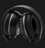 Zealot Auriculares inalámbricos B570 con pantalla LED y radio FM - Auriculares inalámbricos Bluetooth 5.0 Stereo Studio Black