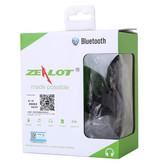 Zealot Cuffie wireless B570 con display a LED e radio FM - Cuffie wireless Bluetooth 5.0 Studio stereo nere