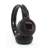 Zealot Auriculares inalámbricos B570 con pantalla LED y radio FM - Auriculares inalámbricos Bluetooth 5.0 Stereo Studio Brown