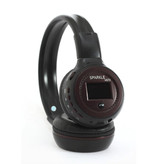 Zealot Słuchawki bezprzewodowe B570 z wyświetlaczem LED i radiem FM - słuchawki bezprzewodowe Bluetooth 5.0 Stereo Studio brązowe