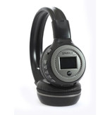 Zealot Cuffie wireless B570 con display a LED e radio FM - Cuffie wireless Bluetooth 5.0 Studio stereo grigio
