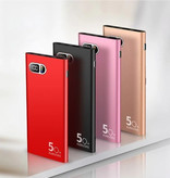 Allpowers Kompakte Powerbank 50.000mAh Dual 2x USB Port - LED-Anzeige Externer Notfall Akku Ladegerät Ladegerät Pink