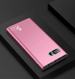 Allpowers Compact Power Bank 50,000mAh Dual 2x USB Port - LED Display External Emergency Battery Battery Charger Charger Pink